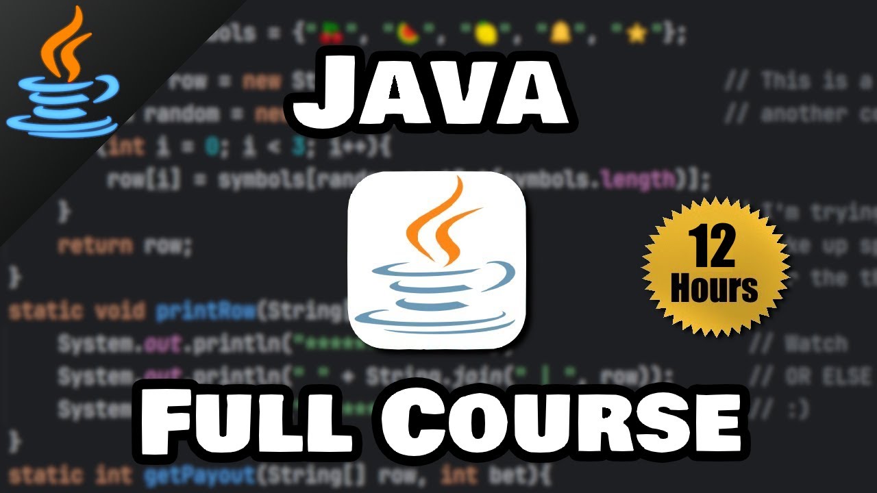 Picture of BroCode's project: Java Full Course